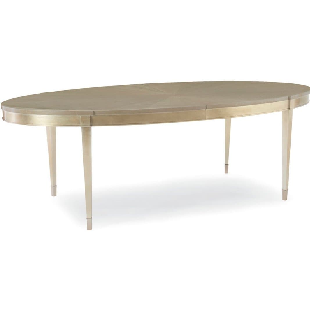 A House Favorite Oval Dining Table in Gold - HER Home Design Boutique